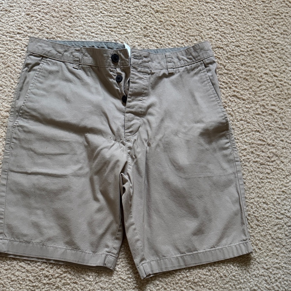 Divided Men's Beige Flat Front Shorts
